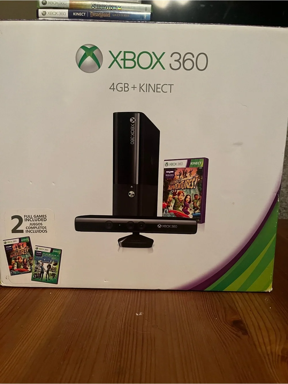 360 4GB Console with Kinect Sensor - Black